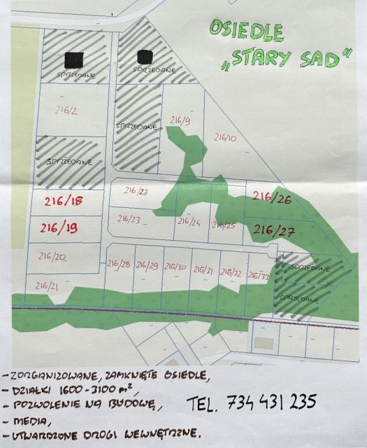 Działka budowlana Nasielsk