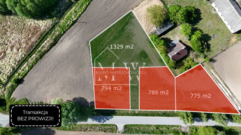 Działka budowlana Leszcze