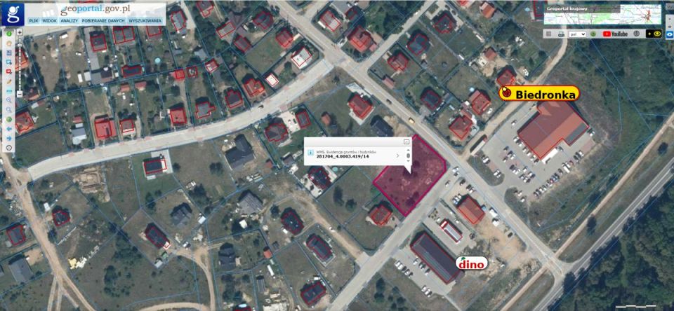 Działka usługowa Pasym sprzedam