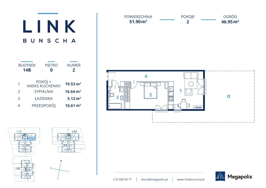 Mieszkanie Mochnaniec, ul. Karola Bunscha 14