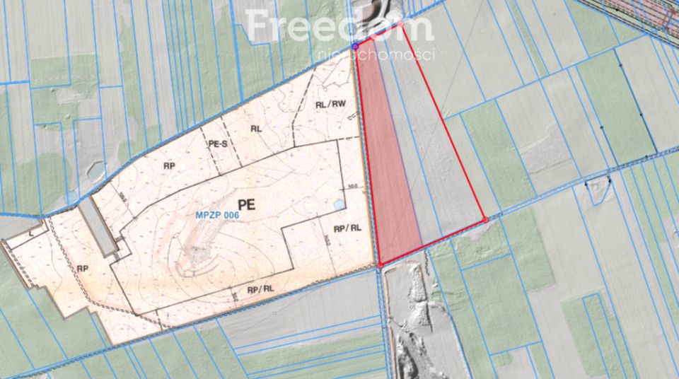 Działka przemysłowa Olszewice