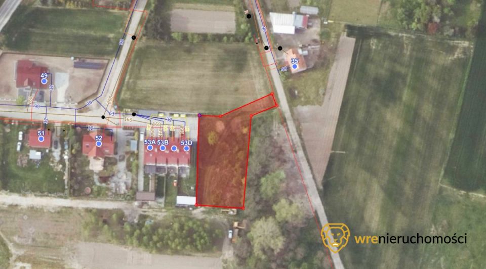 Działka budowlana Chmielów