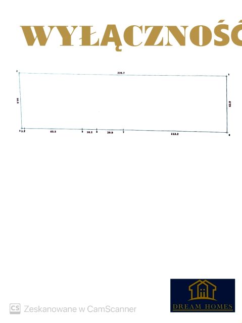 Działka rolna Cieślin