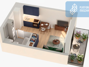 Mieszkanie blok mieszkalny przy lesie