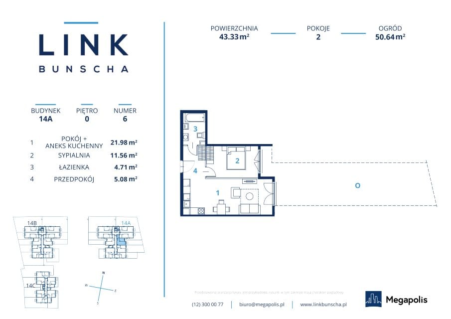 Mieszkanie Mochnaniec, ul. Karola Bunscha 14