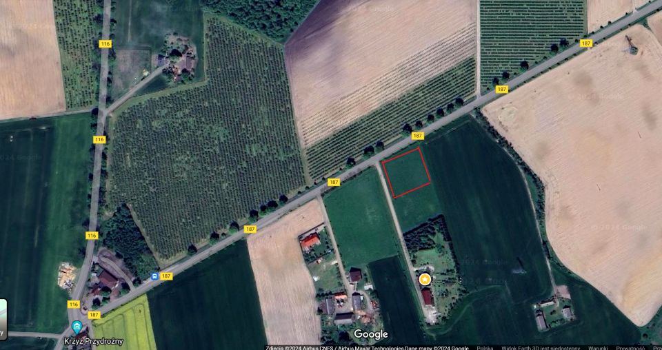 Działka inwestycyjna Podpniewki