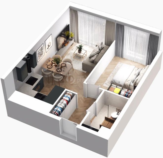 Mieszkanie przy lesie