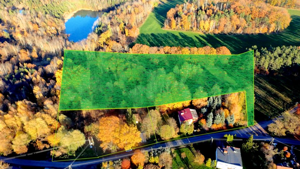 Ogrodzona działka sprzedam