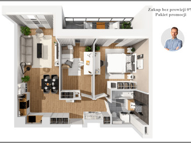 Mieszkanie blok mieszkalny przy lesie