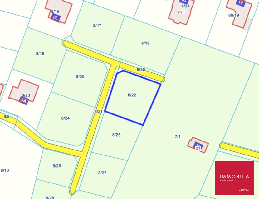 Działka budowlana Bezrzecze