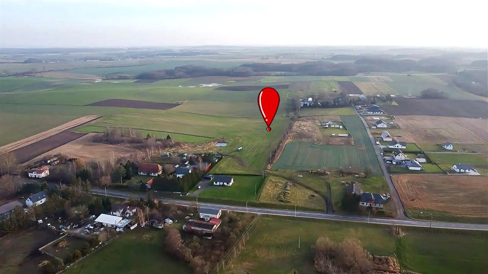 Działka budowlana Łekno