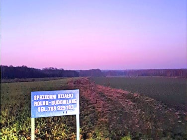 Działka budowlano-rolna Łęki Górne