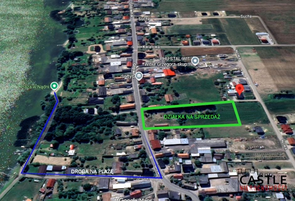 Działka budowlana Nądnia