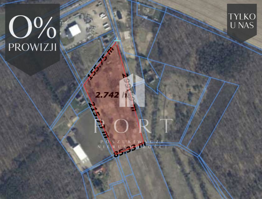 Działka usługowa Sycewice