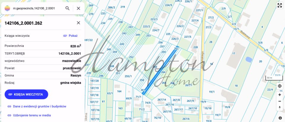 Działka usługowa Dawidy Bankowe