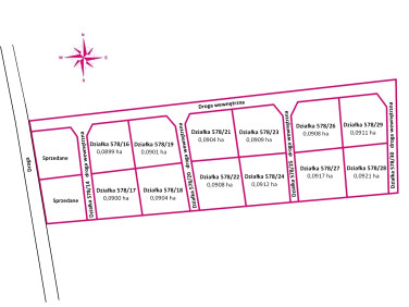 Działka budowlana Kiełczew Smużny Czwarty