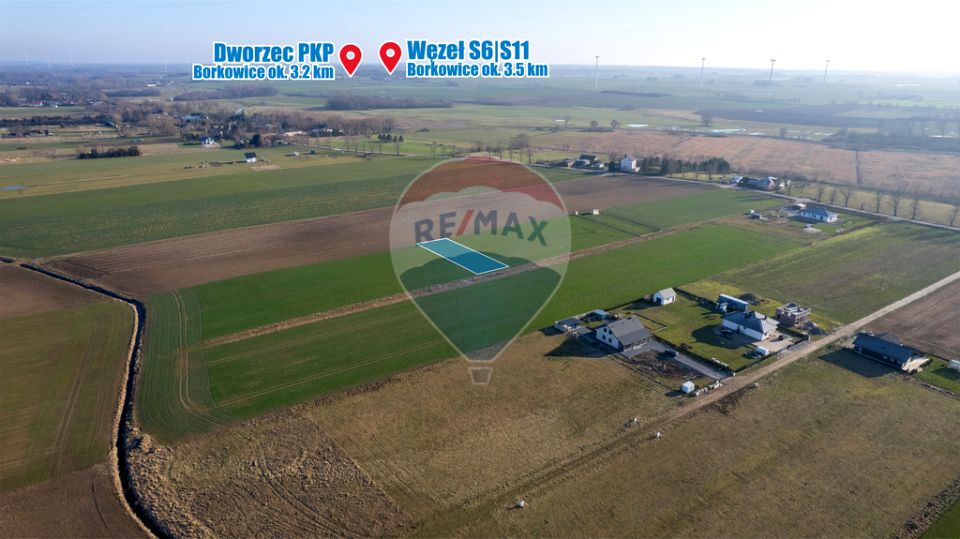 Działka budowlano-rolna Śmiechów