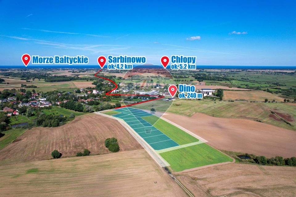 Działka budowlana Będzino