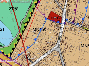 Działka budowlana Malin