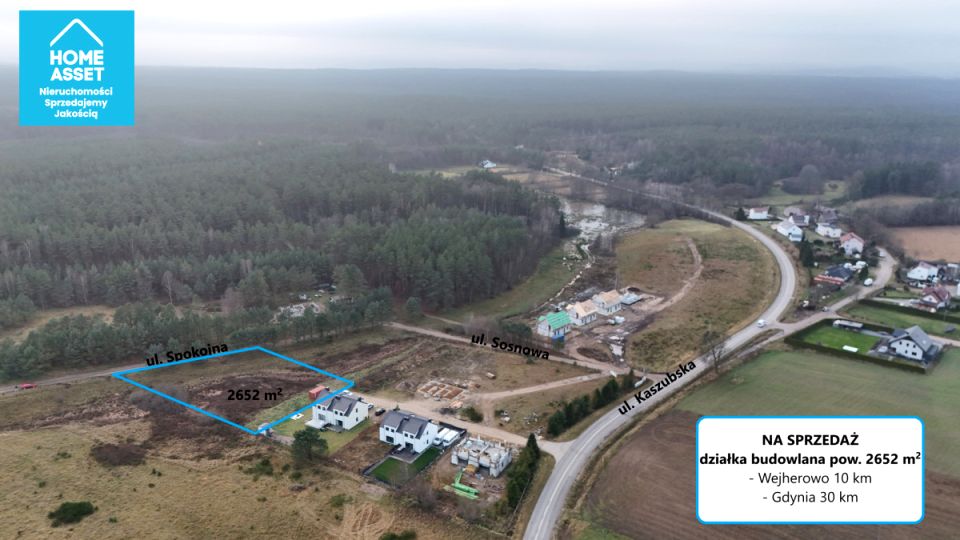 Działka budowlana Domatówko