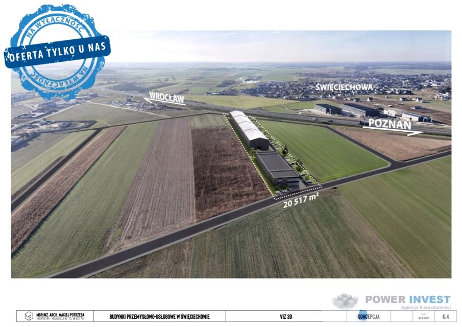 Działka inwestycyjna Święciechowa