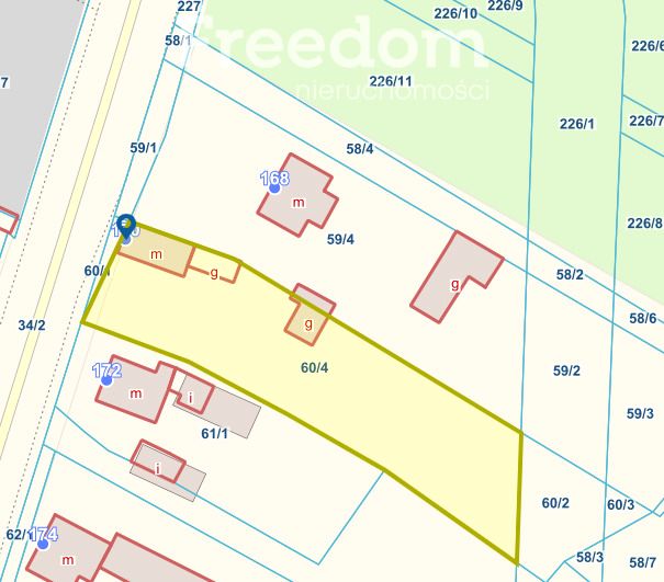 Działka usługowa Bełchatów