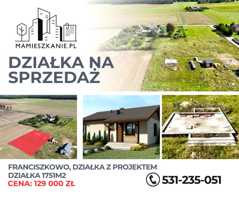 Działka Franciszkowo