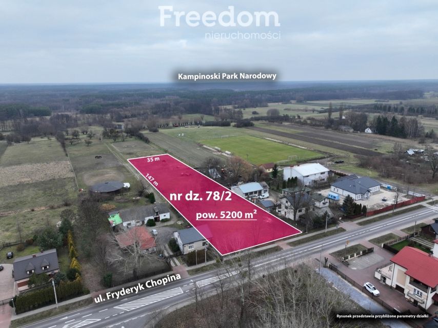 Działka budowlana Kampinos