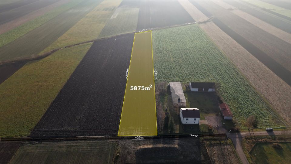 Pusta działka Szadkówek