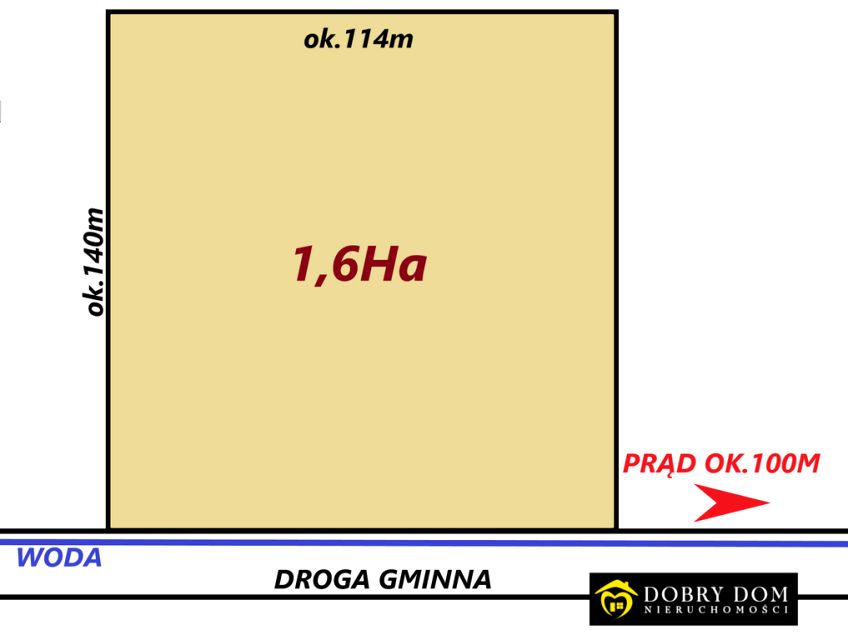 Działka rolna Siemiony
