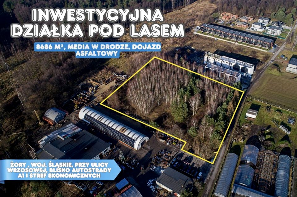 Działka inwestycyjna Żory