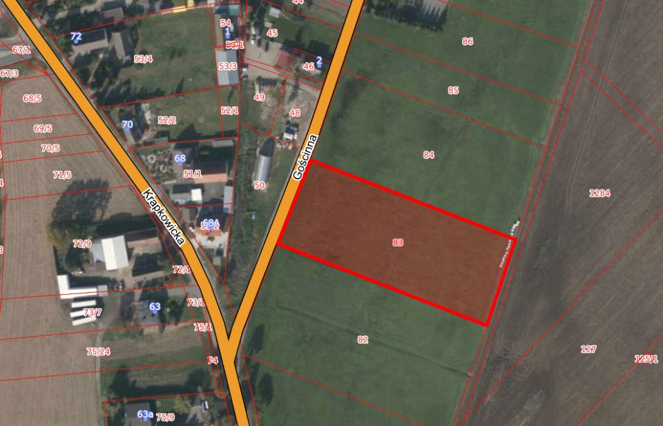 Działka budowlano-rolna Poborszów