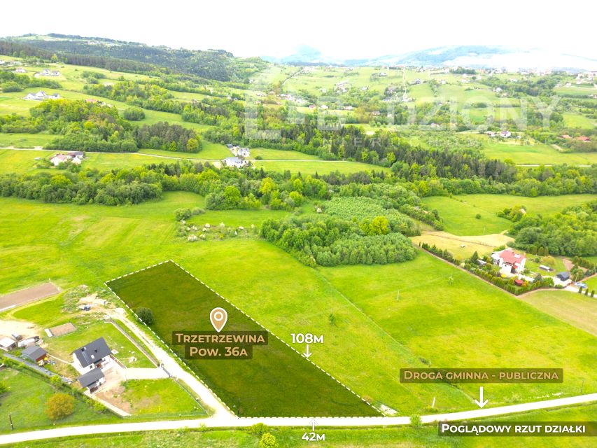 Działka budowlana Trzetrzewina