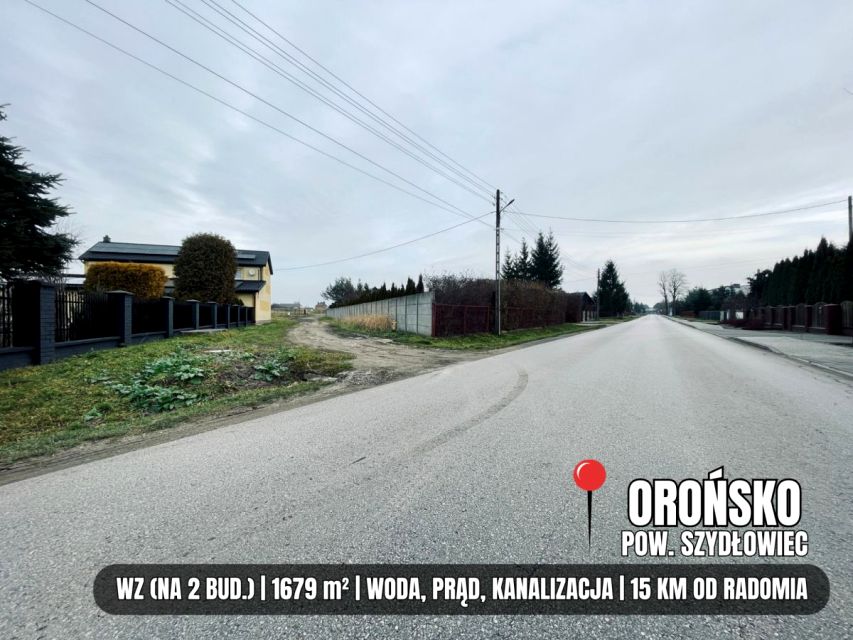 Działka budowlana Orońsko