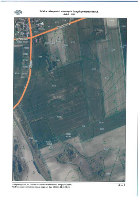 Działka rolna Piastoszyn