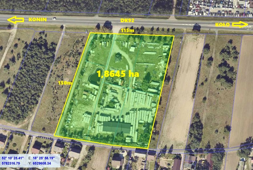 Działka inwestycyjna Genowefa