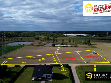 Działka budowlana Brończany