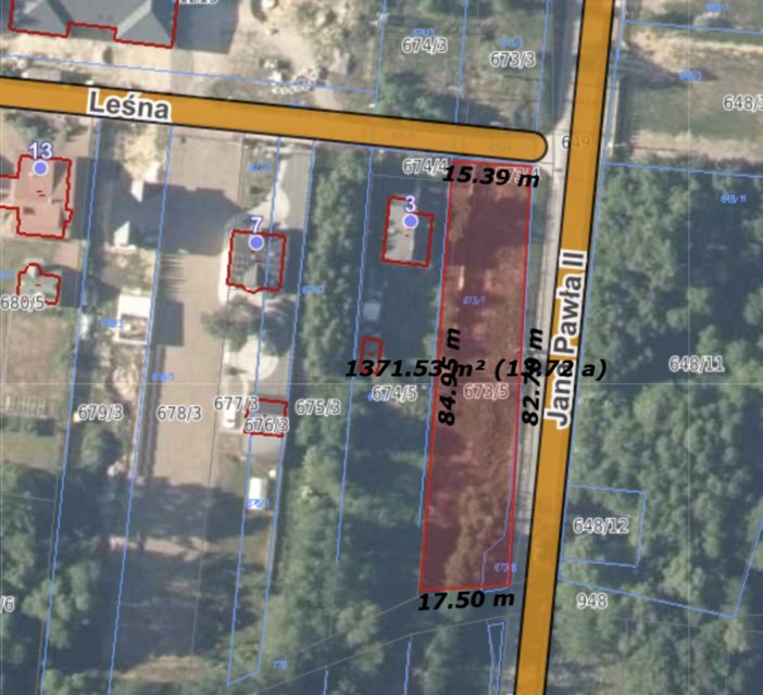 Działka budowlana Bęczków