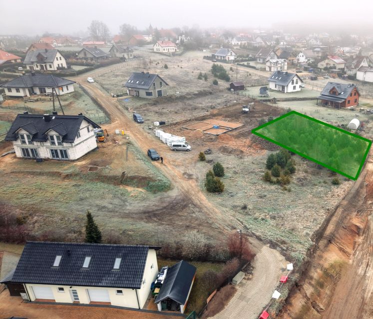 Działka budowlana Kiełpino