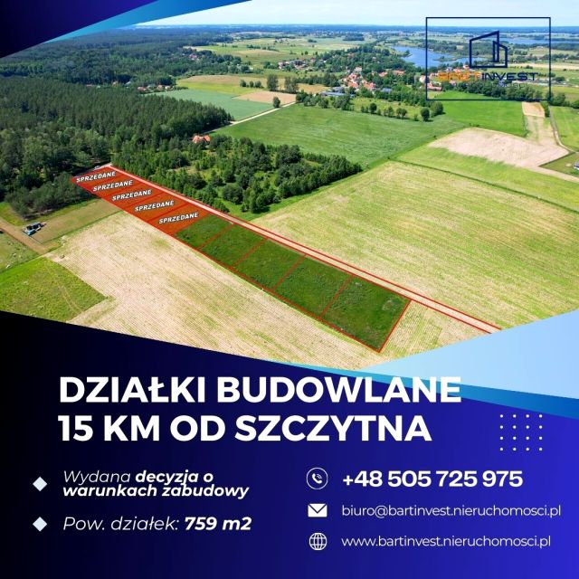 Działka budowlana Orzyny