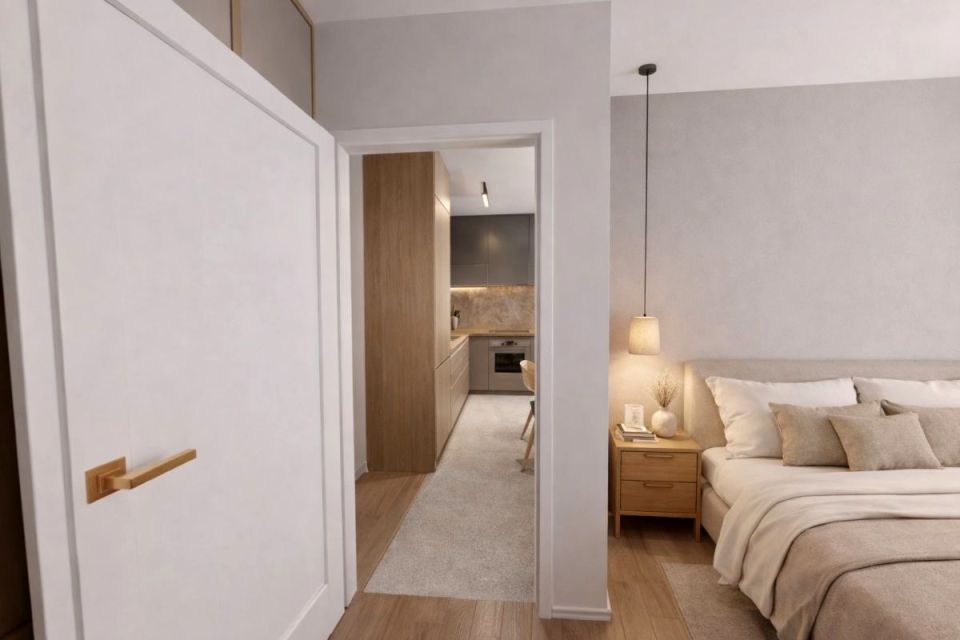 Mieszkanie blok mieszkalny przy lesie