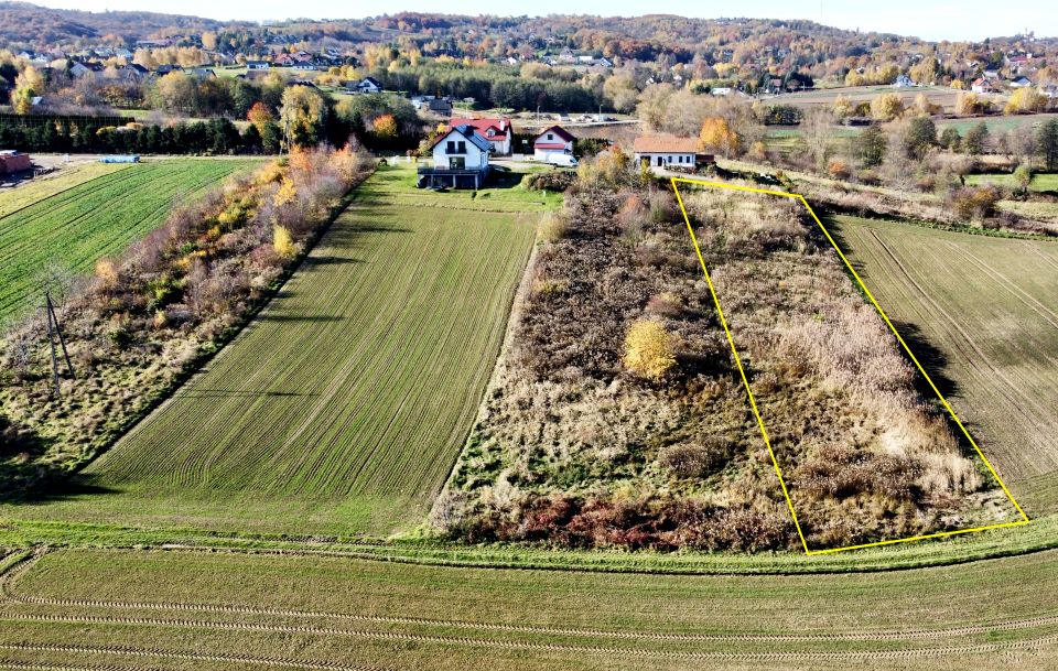 Działka budowlano-rolna Trąbki