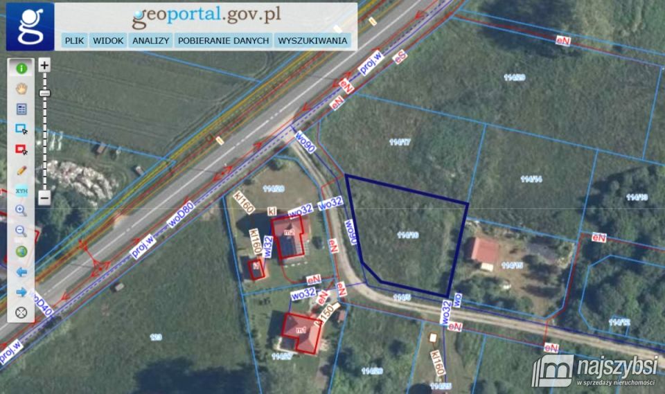 Działka budowlana Zastań