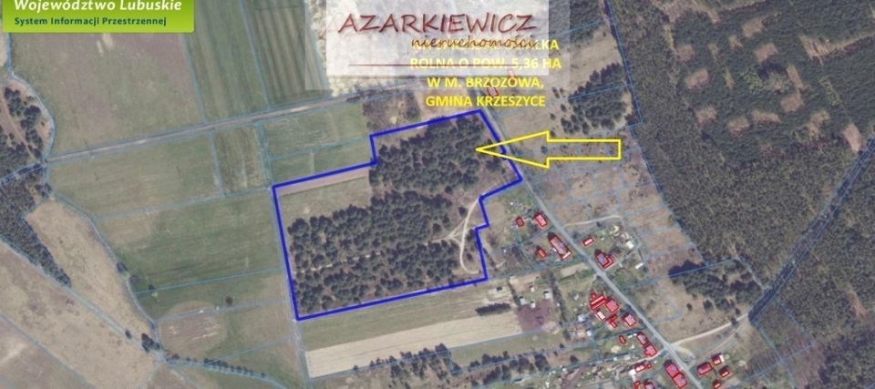 Działka rolna Brzozowa