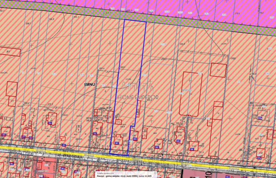 Działka usługowa Janki