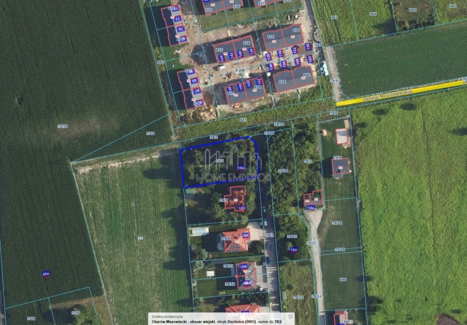 Pusta działka Duchnice