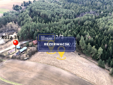 Działka budowlano-rolna Róża