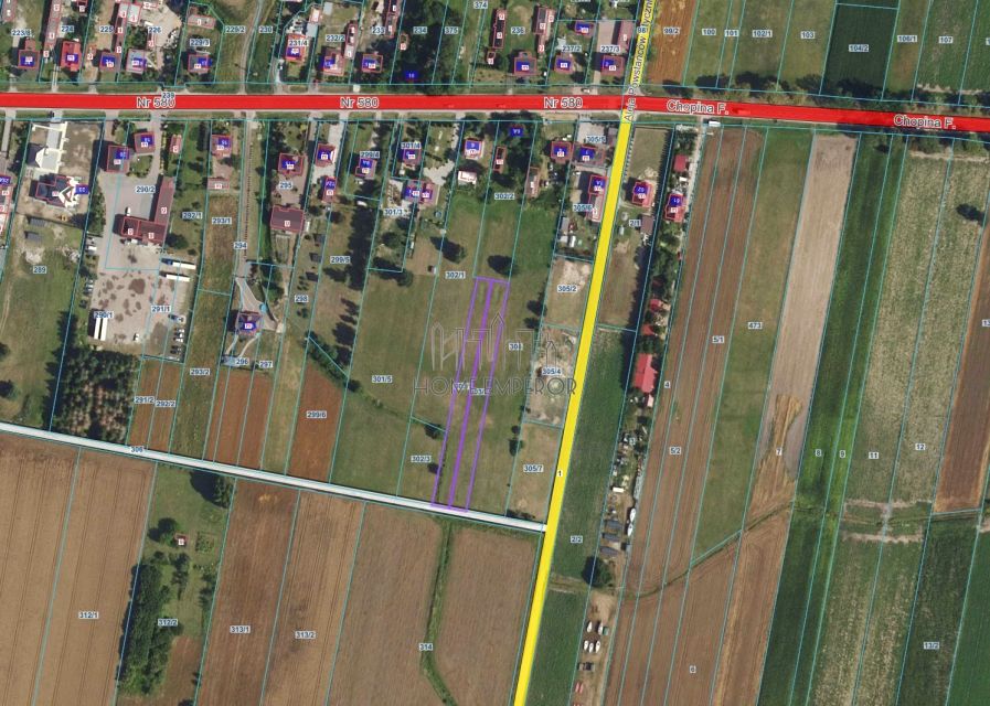 Pusta działka Komorów