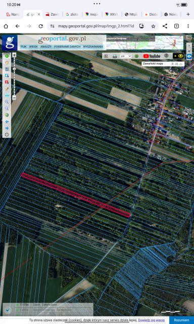 Działka rolna Dąbrowice