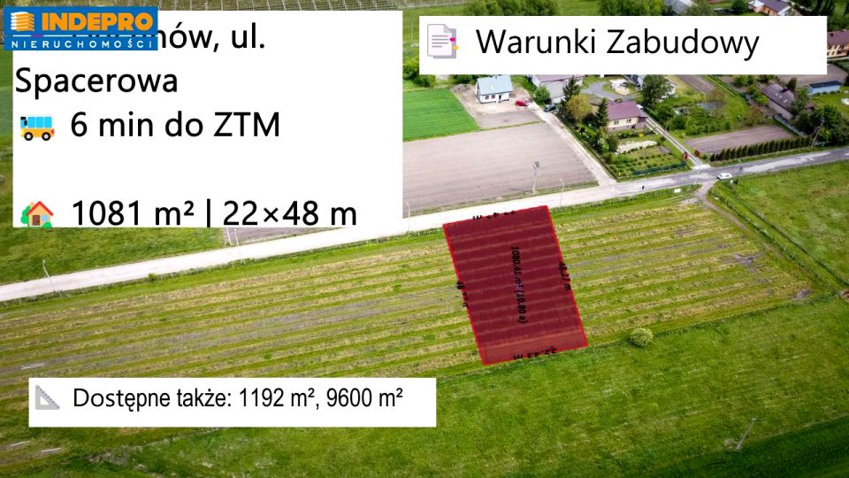 Działka budowlana Duchnów